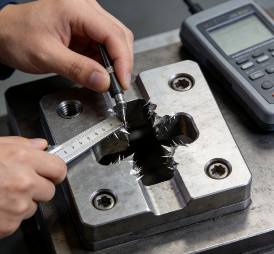 mold flash-related rework and waste